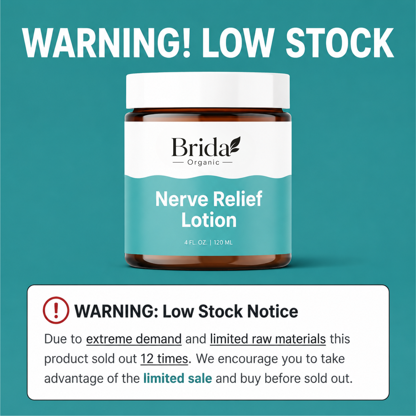 Brida Nerve Relief Lotion